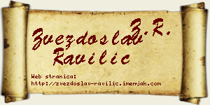Zvezdoslav Ravilić vizit kartica